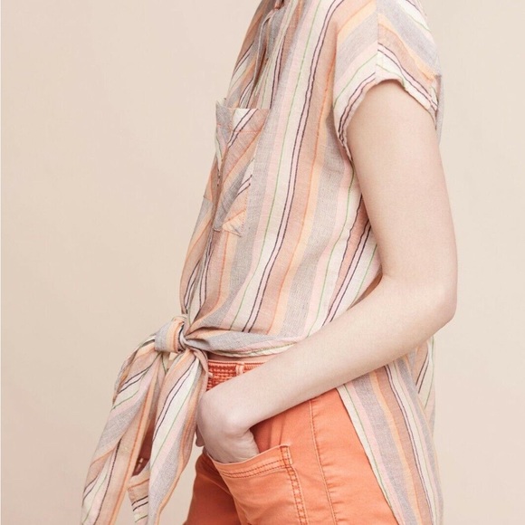 Anthropologie Holding Horses Merida Striped Tunic Top - Picture 4 of 16